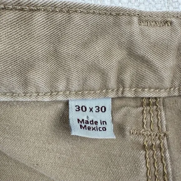 Carhartt B324 DKH Pants Men's 30x30 Work Relaxed Fit Tan Utility Carpenter - Picture 10 of 16